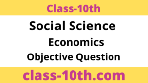 Read more about the article Class 10th Economics Objective Chapter 4 (सामाजिक विज्ञान)
